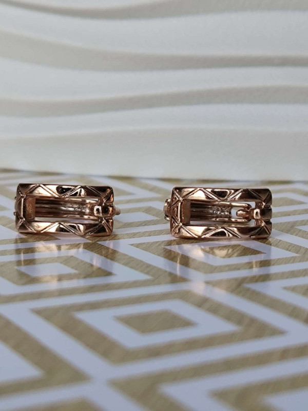 Сережки-кільця xuping позолочені