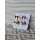 Сережки-кільця xuping позолочені