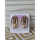 Сережки xuping незвичайні з камінцями