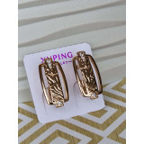 Сережки xuping незвичайні з камінцями