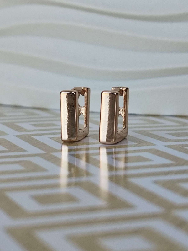 Сережки xuping маленькі прямокутні