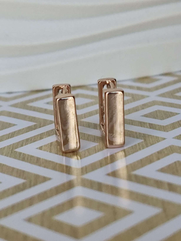 Сережки xuping маленькі прямокутні