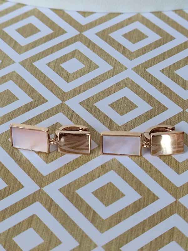 Сережки xuping підвіски, перламутрова емаль