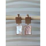 Сережки xuping підвіски, перламутрова емаль