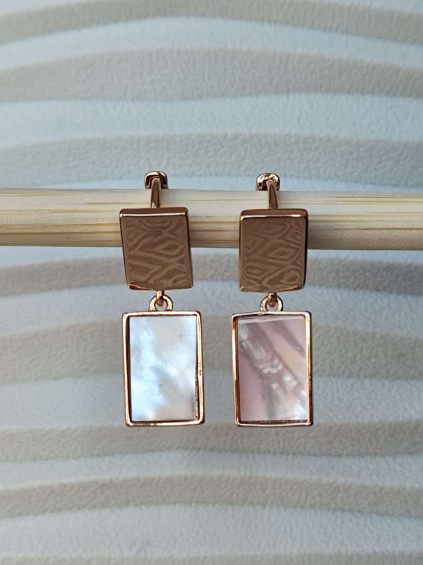 Сережки xuping підвіски, перламутрова емаль