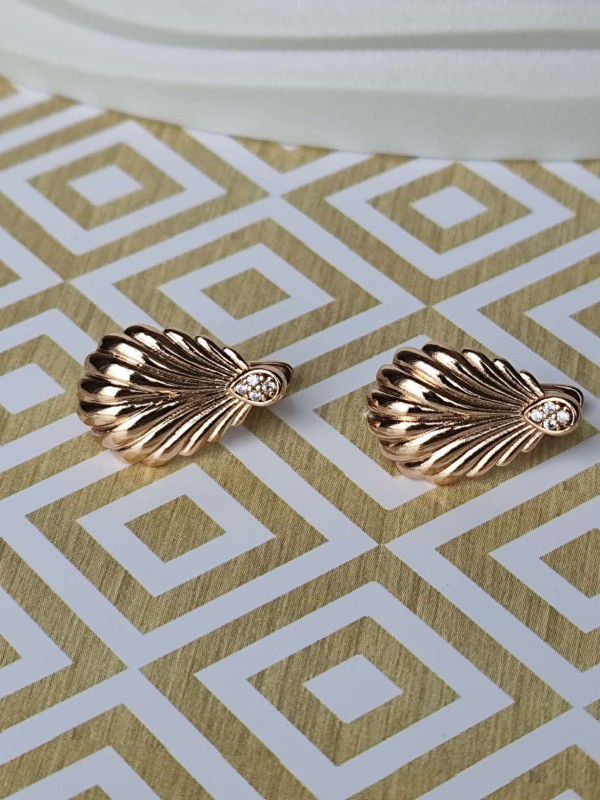 Сережки xuping мушлі з камінцями