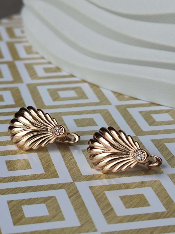 Сережки xuping мушлі з камінцями