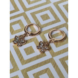 Сережки xuping підвіски метелики з камінцями