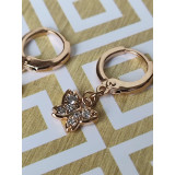 Сережки xuping підвіски метелики з камінцями