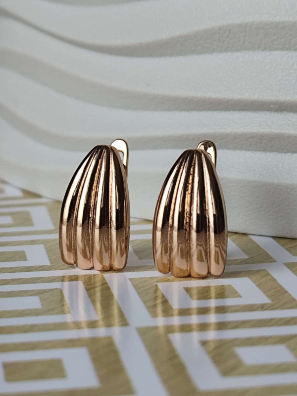 Сережки xuping у формі мушлі