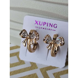 Сережки дитячі xuping бантики з камінцями