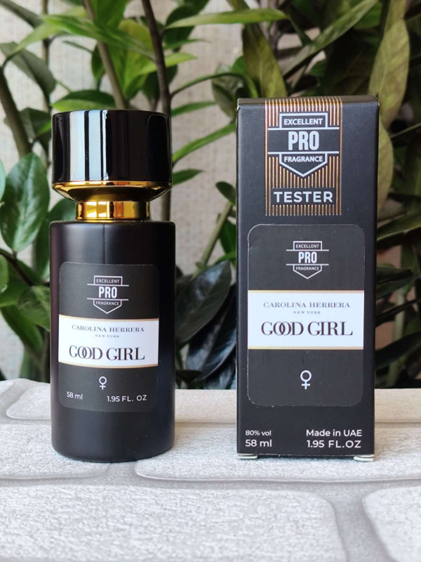 Парфуми жіночі, аромат у стилі Carolina Herrera Good Girl (58 мл) чорний флакон