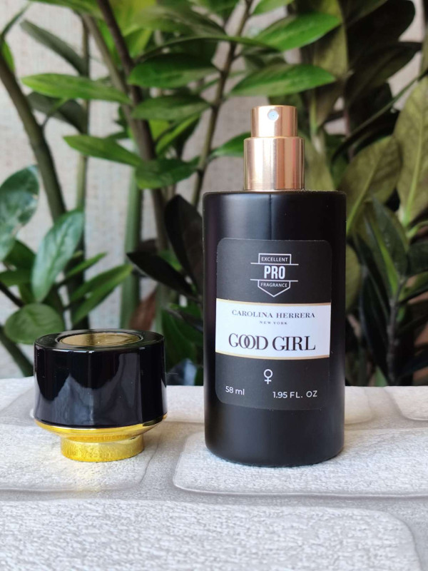 Парфуми жіночі, аромат у стилі Carolina Herrera Good Girl (58 мл) чорний флакон