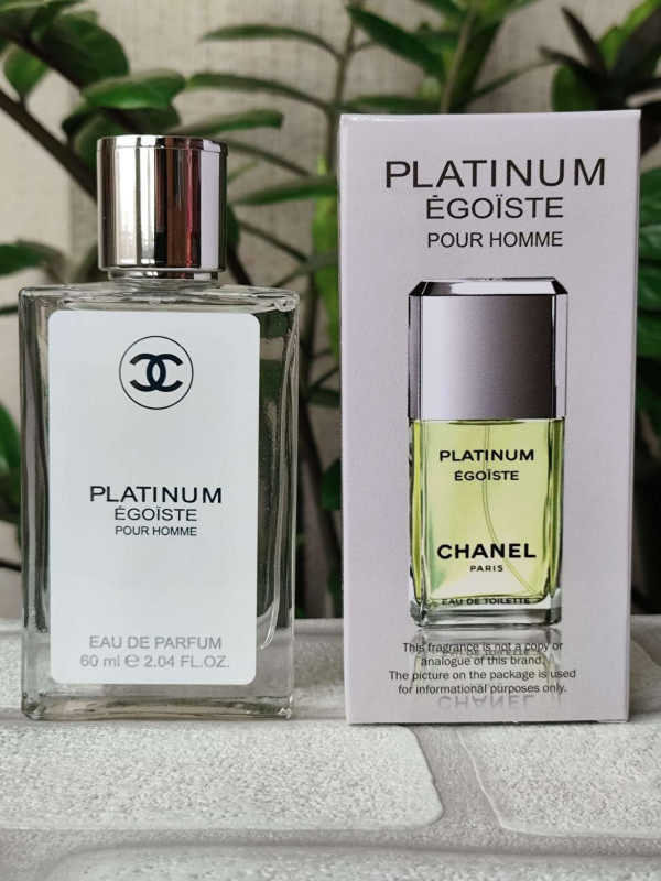 Парфуми чоловічі, аромат за мотивами Egoiste Platinum (60 мл)