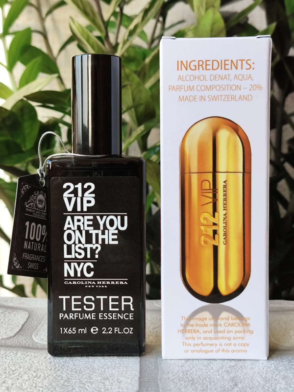 Парфуми жіночі, аромат за мотивами 212 VIP (65 мл)