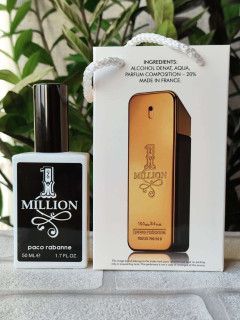 Парфюм мужской, аромат по мотивам 1 Million, В СУМОЧКЕ (50 мл)