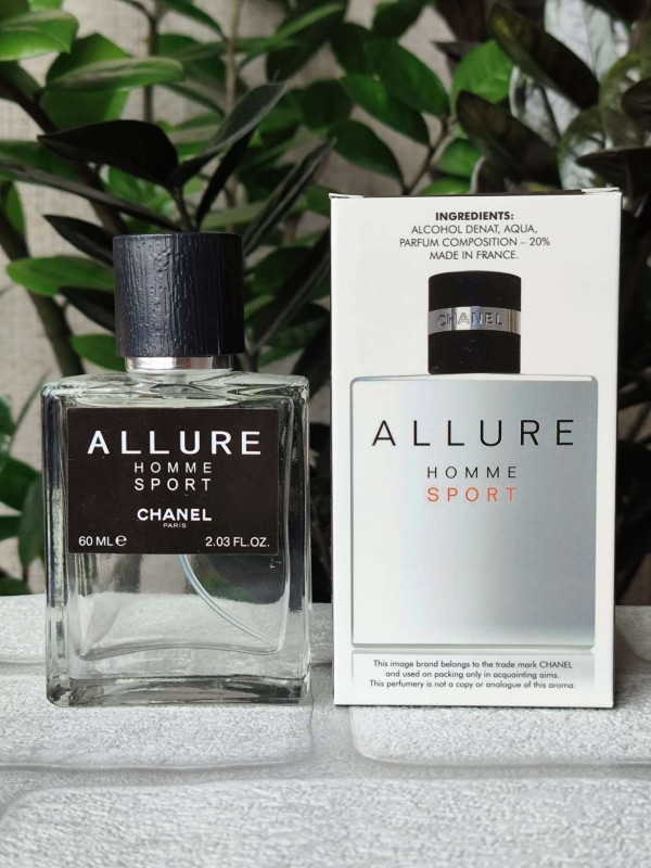 Парфуми чоловічі, аромат за мотивами Allure Homme Sport (60 мл) голограма