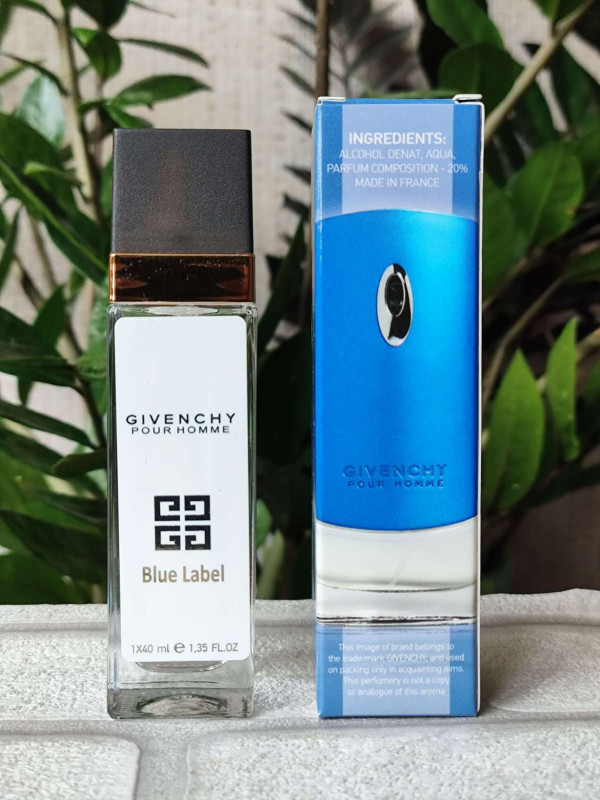 Парфуми чоловічі, аромат за мотивами Blue Label (40 мл)